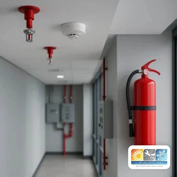 تركيب نظام إخماد الحريق بالرش الطائف