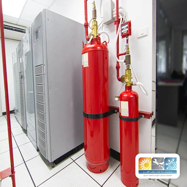 تركيب نظام إخماد الحريق للمخازن مكة