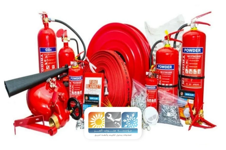 تمديد شبكات اطفاء الحريق جدة