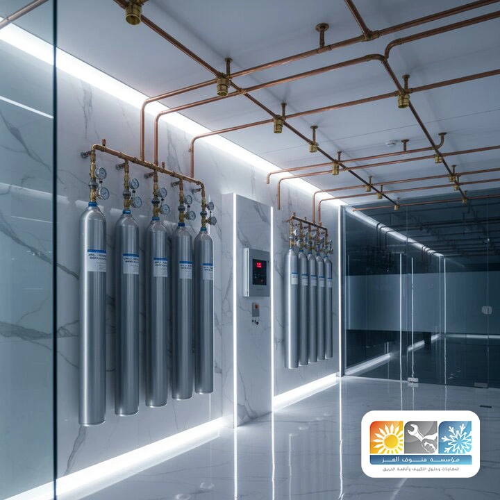 تركيب نظام اطفاء غازي للمخازن مكه