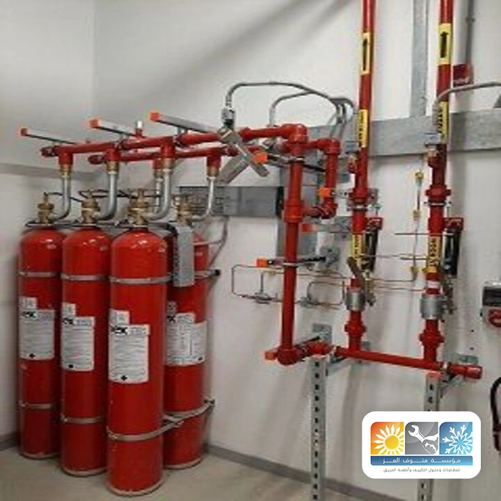 تركيب نظام اطفاء غازي للمخازن مكه