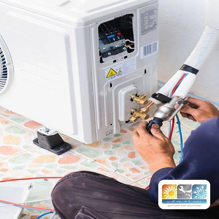 فحص وتشغيل نظام التكييف المركزي جدة