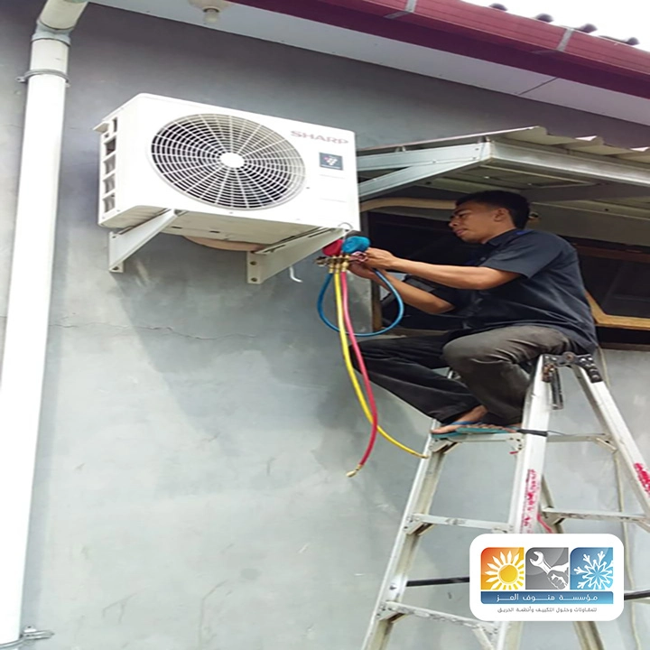 فحص وتشغيل نظام التكييف المركزي جدة