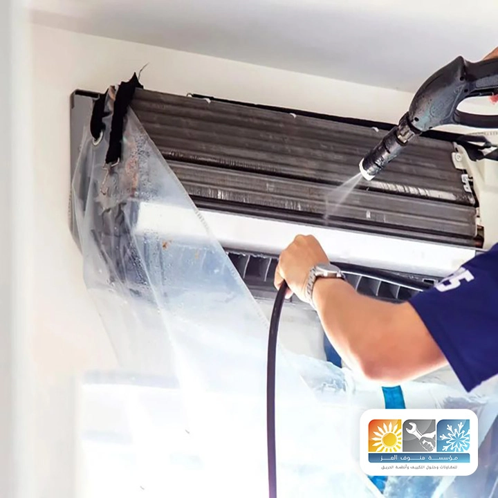 فحص وتشغيل نظام التكييف المركزي جدة