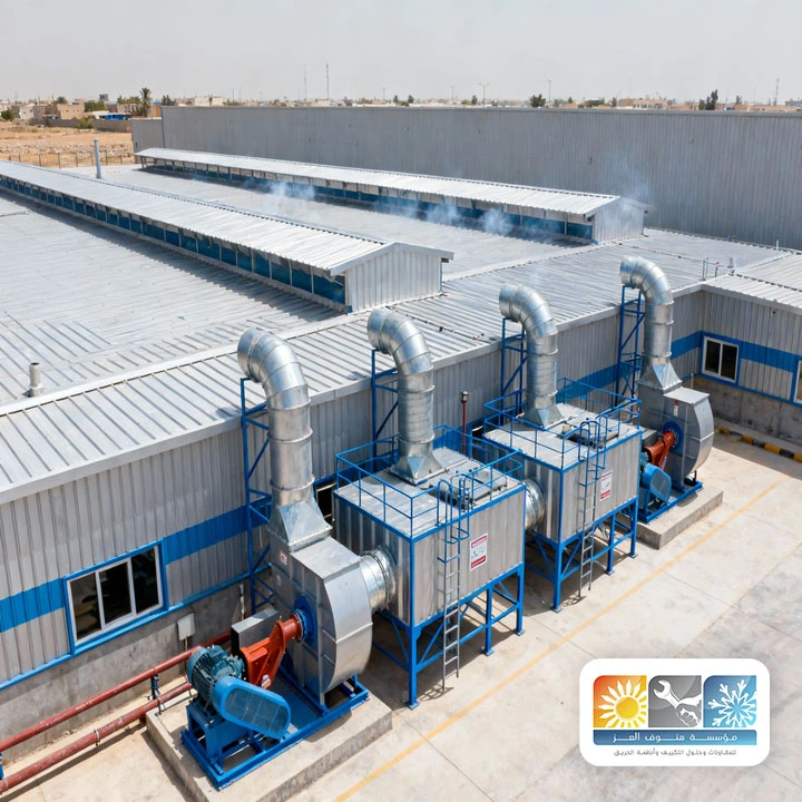 تركيب أنظمة التهوية المركزية جده